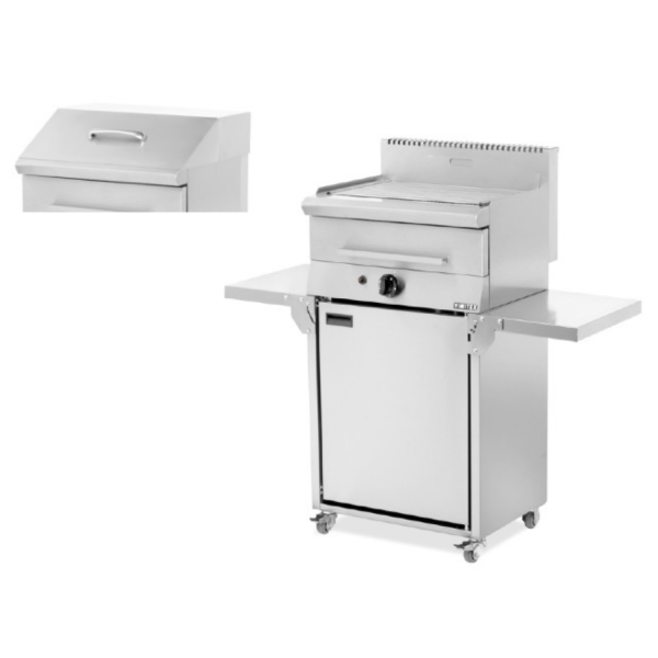 Επιτραπέζια Σχαριέρα αερίου νερού + βάση Barbecue 58x57x30 VMX-751K-B